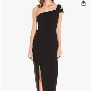 Likely Maxson gown - size 4 black one shoulder dress